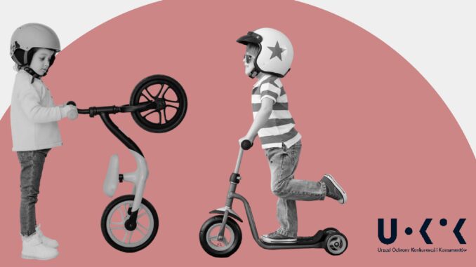 Hulaj dusza. Bezpieczeństwa nie ma? Rowerki i hulajnogi – kontrola Inspekcji Handlowej Hulaj dusza. Bezpieczeństwa nie ma? Rowerki i hulajnogi – kontrola Inspekcji Handlowej